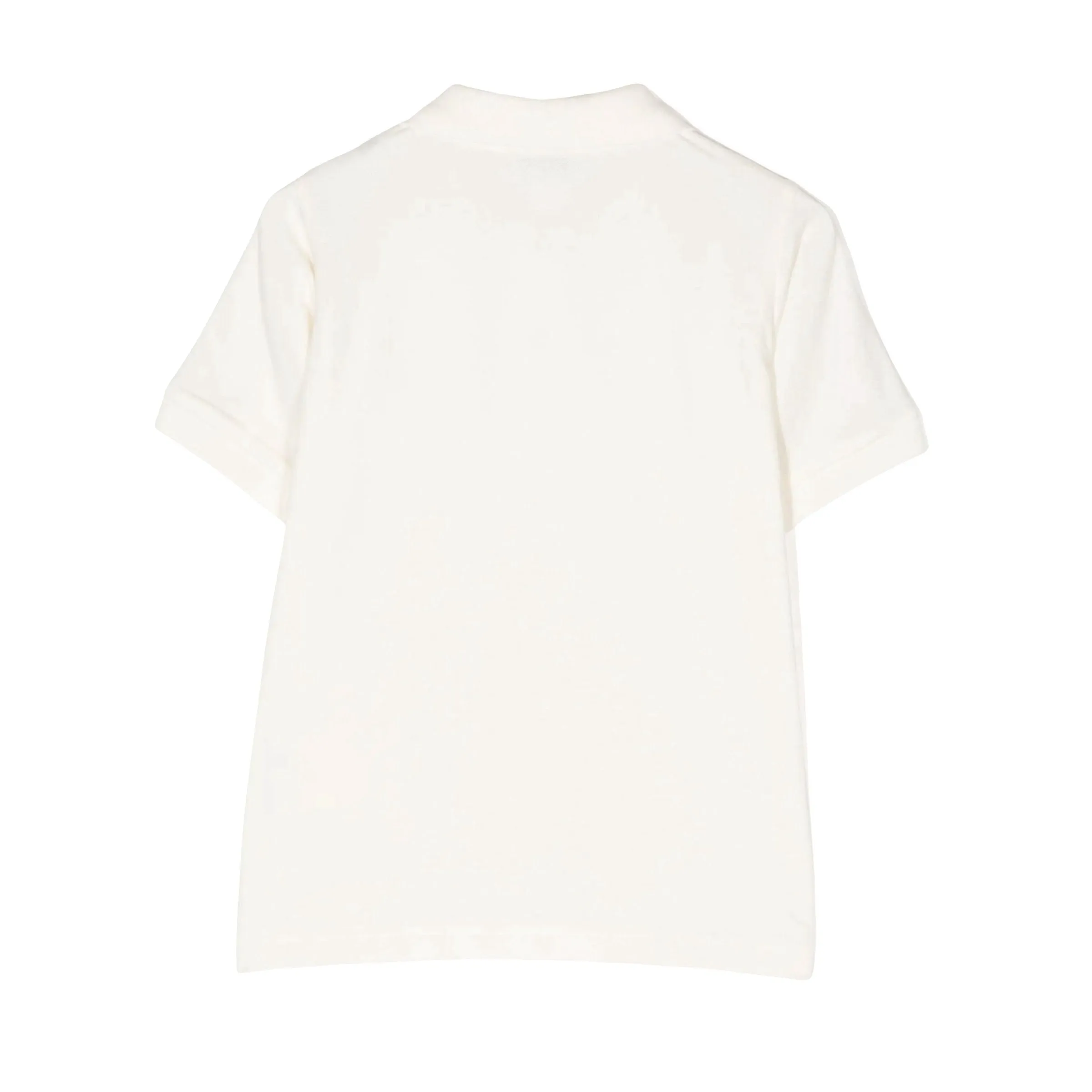 White Logo Polo