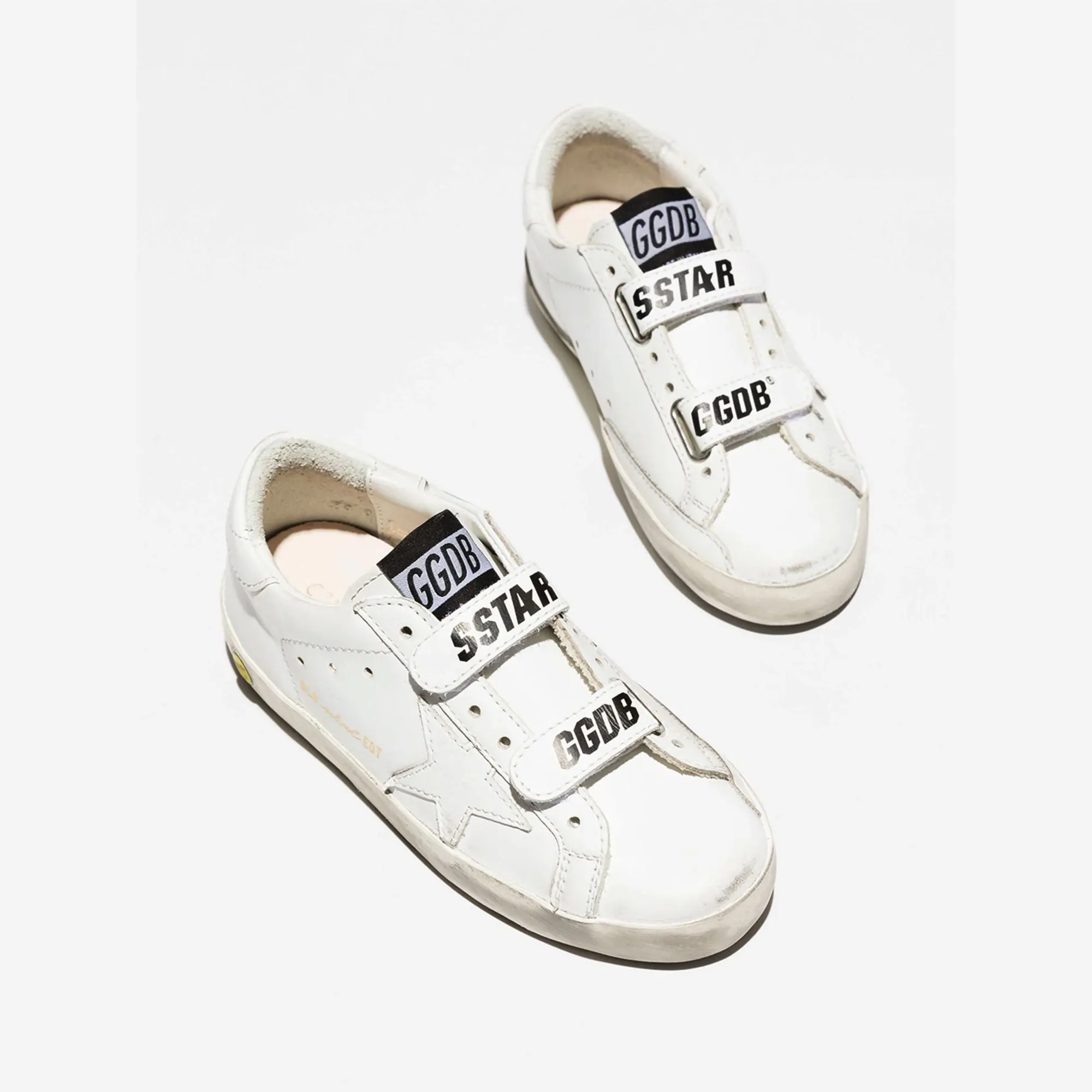 White Old School Young Sneakers