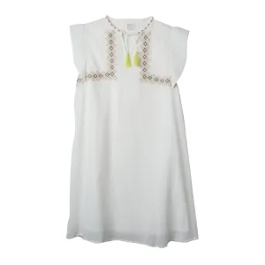 Women Dress Caraibe Off-White - ملابس
