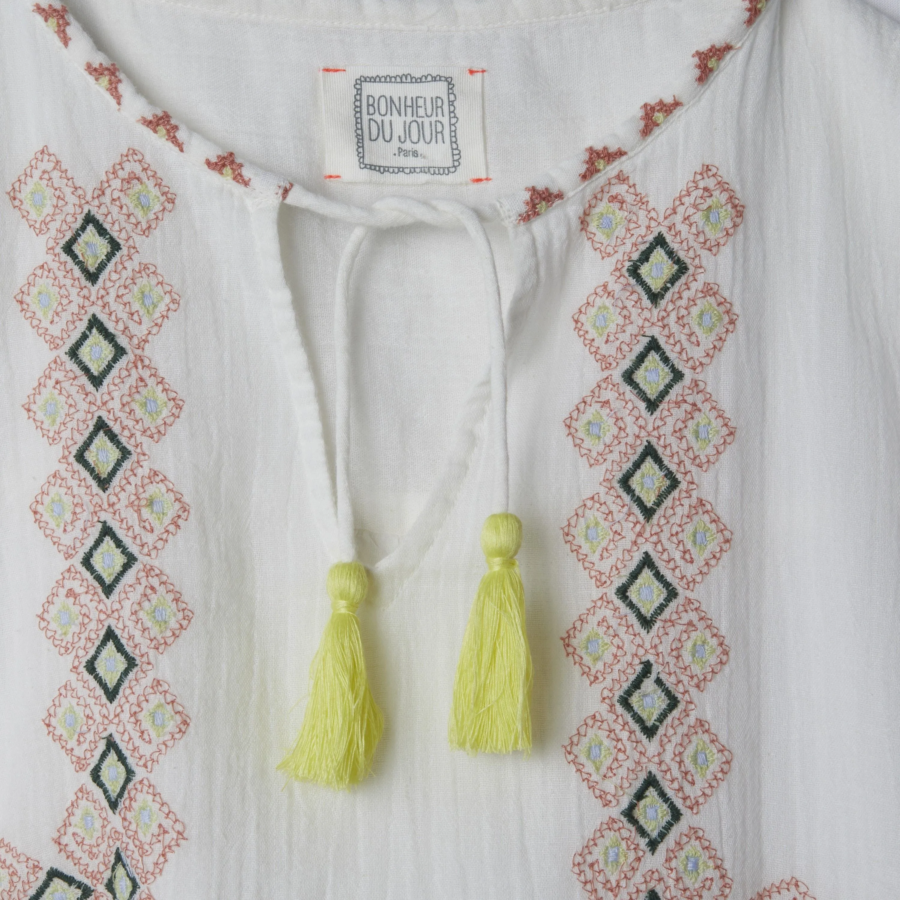 Women Dress Caraibe Off-White - ملابس