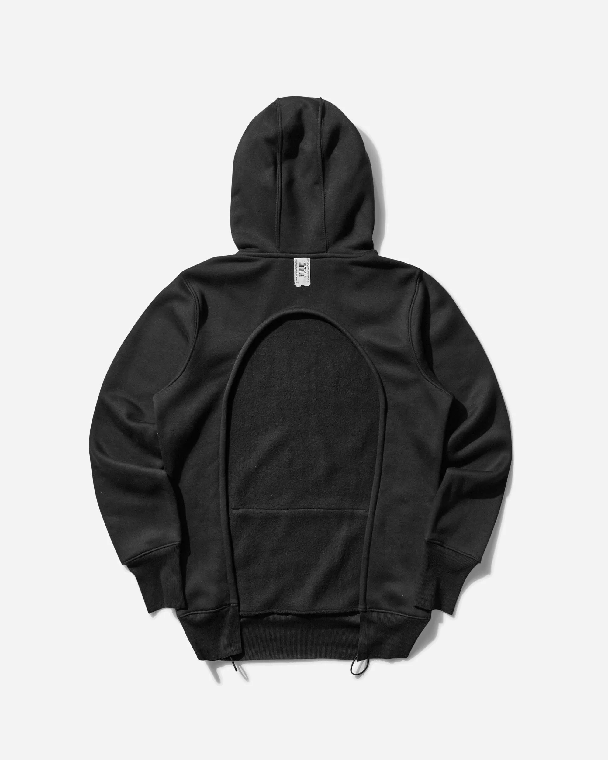 Women's Backless Hoodie Black