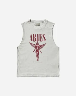 Women's Faded Nirvana Muscle Vest Off White