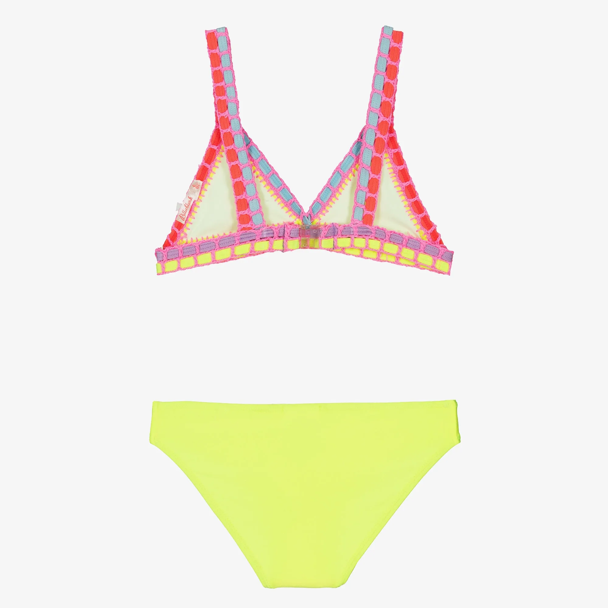 Yellow Crochet Trim Bikini
