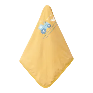 Yellow Tractor Graphic Blanket