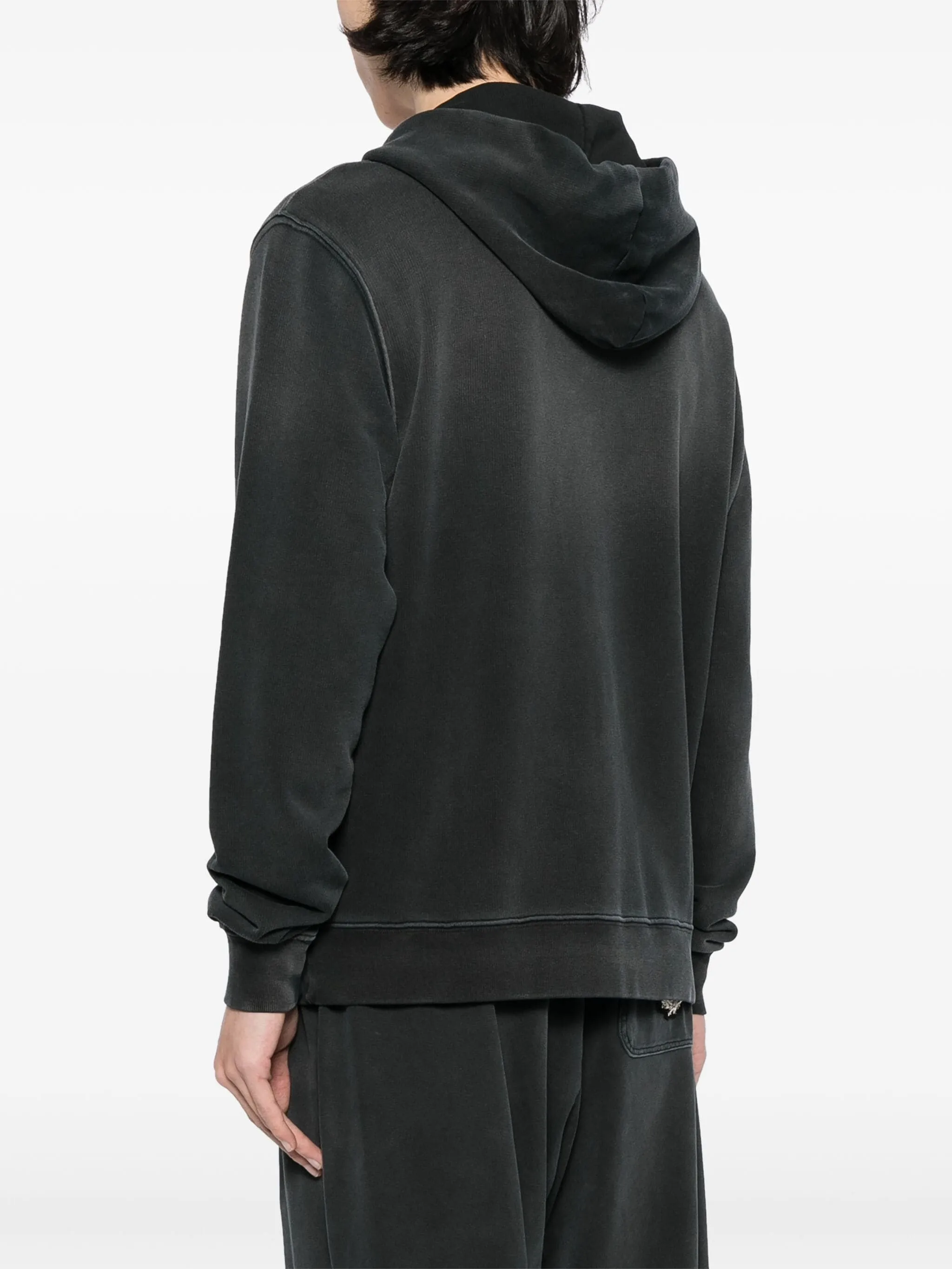 ZIP HOODIE WITH CHEST-PATCH HOODIE